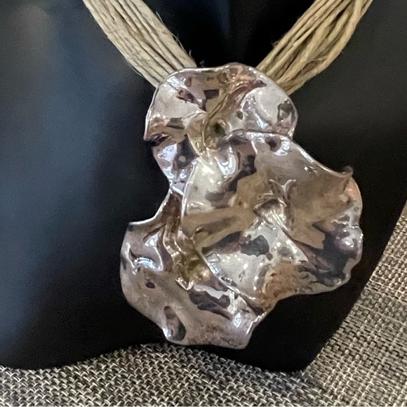 Signed bohemian sterling piece made in Israel! - Picture 7 of 8